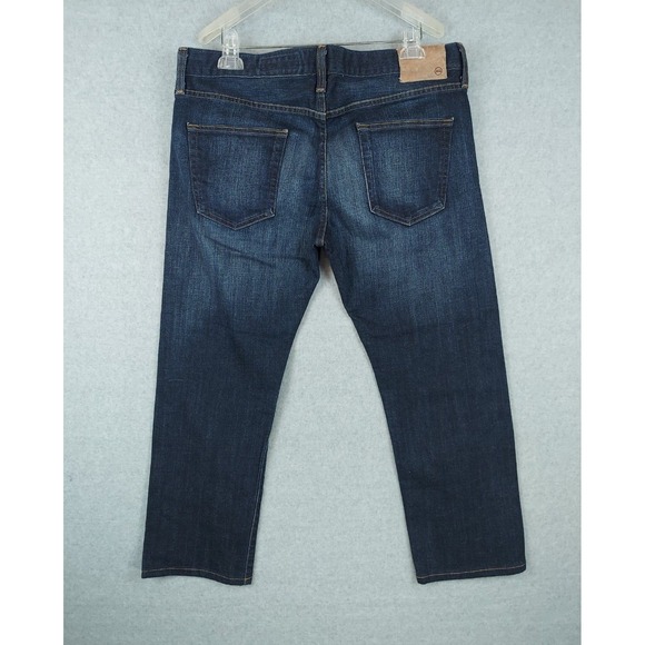 AG Adriano Goldschmied Jeans Mens 36X26.5 Blue Denim The Matchbox Slim Straight - Picture 3 of 7